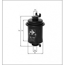 KL 144 MAHLE Топливный фильтр