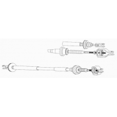 NI01111 CEF Трос, управление сцеплением