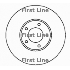 FBD1275 FIRST LINE Тормозной диск