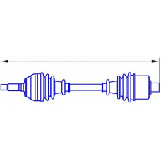 22837 SERCORE Приводной вал