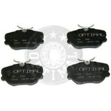 9580 OPTIMAL Комплект тормозных колодок, дисковый тормоз