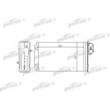 PRS2056 PATRON Теплообменник, отопление салона