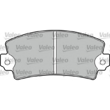 598079 VALEO Комплект тормозных колодок, дисковый тормоз