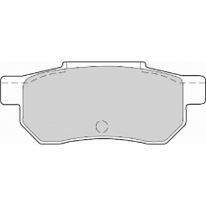 FD6344A NECTO Комплект тормозных колодок, дисковый тормоз