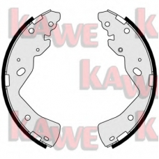 01019 KAWE Комплект тормозных колодок