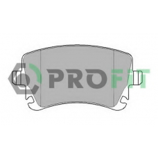 5000-1644 PROFIT Комплект тормозных колодок, дисковый тормоз