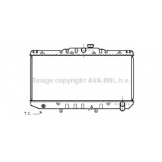 TO2126 Prasco Радиатор, охлаждение двигателя