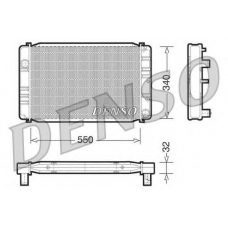 DRM33010 DENSO Радиатор, охлаждение двигателя