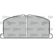 551669 VALEO Комплект тормозных колодок, дисковый тормоз