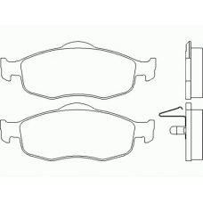 MDK0016 MINTEX Комплект тормозов, дисковый тормозной механизм