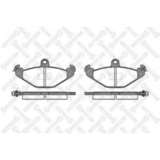 356 000B-SX STELLOX Комплект тормозных колодок, дисковый тормоз