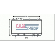 0200441 KUHLER SCHNEIDER Радиатор, охлаждение двигател