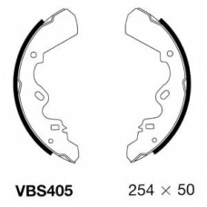 VBS405 MOTAQUIP Комплект тормозных колодок