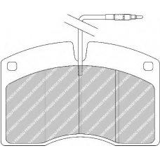 FCV624 FERODO Комплект тормозных колодок, дисковый тормоз