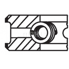 640 57 N0 MAHLE Комплект поршневых колец