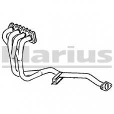 VL509T KLARIUS Труба выхлопного газа