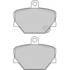 DBP221162 DURON Комплект тормозных колодок, дисковый тормоз