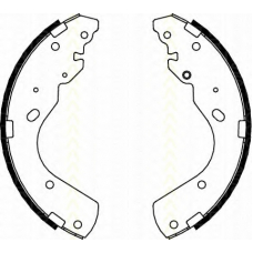 8100 10017 TRISCAN Комплект тормозных колодок