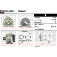 DRA4286 DELCO REMY Генератор