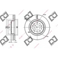 BD1836 DJ PARTS Тормозной диск