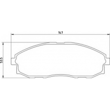 363700201242 MAGNETI MARELLI Комплект тормозных колодок, дисковый тормоз