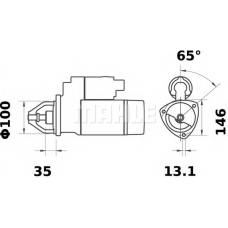 MS 320 MAHLE Стартер