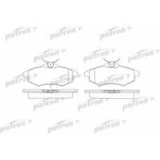 PBP1542 PATRON Комплект тормозных колодок, дисковый тормоз
