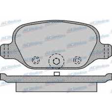 AC0581265D AC Delco Комплект тормозных колодок, дисковый тормоз