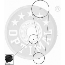 SK-1470 OPTIMAL Комплект ремня грм