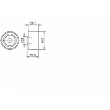 TKR 9077 TIMKEN Паразитный / ведущий ролик, зубчатый ремень