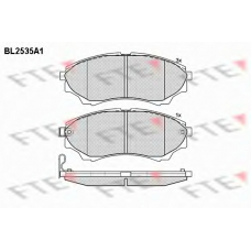 BL2535A1 FTE Комплект тормозных колодок, дисковый тормоз