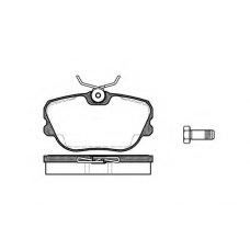 0280.10 QUINTON HAZELL Комплект тормозных колодок, дисковый тормоз