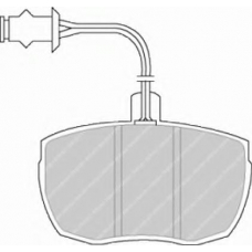 FDB841 FERODO Комплект тормозных колодок, дисковый тормоз