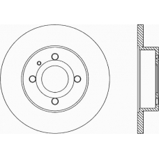 BDA1013.10 OPEN PARTS Тормозной диск