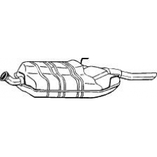 215-829 BOSAL Глушитель выхлопных газов конечный