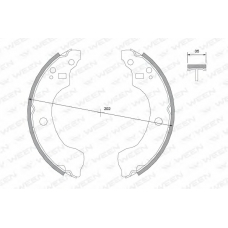 152-2460 WEEN Комплект тормозных колодок