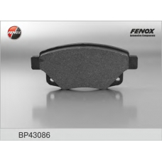 BP43086 FENOX Комплект тормозных колодок, дисковый тормоз