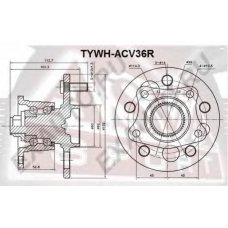 TYWH-ACV36R ASVA Ступица колеса