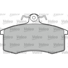 598406 VALEO Комплект тормозных колодок, дисковый тормоз