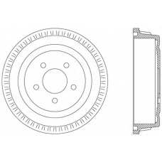 BAD9026.10 OPEN PARTS Тормозной барабан