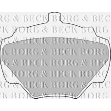 BBP1528 BORG & BECK Комплект тормозных колодок, дисковый тормоз