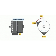 0 120 488 185 BOSCH Генератор