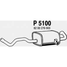 P5100 FENNO Глушитель выхлопных газов конечный