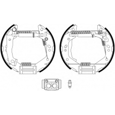 8DB 355 022-781 HELLA Комплект тормозных колодок