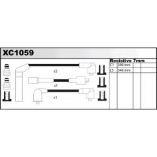 XC1059 QUINTON HAZELL Комплект проводов зажигания