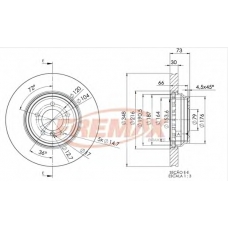 BD-1973 FREMAX Тормозной диск