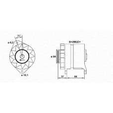 943356213010 MAGNETI MARELLI Генератор