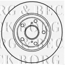 BBD4745 BORG & BECK Тормозной диск