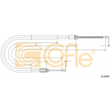 10.6694 COFLE Трос, стояночная тормозная система
