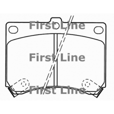 FBP1354 FIRST LINE Комплект тормозных колодок, дисковый тормоз